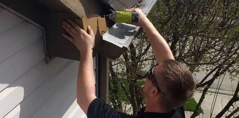 bat proofing fascia with metal