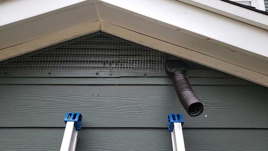 Bat valves let bats out when doing Bat Removal And Exclusion