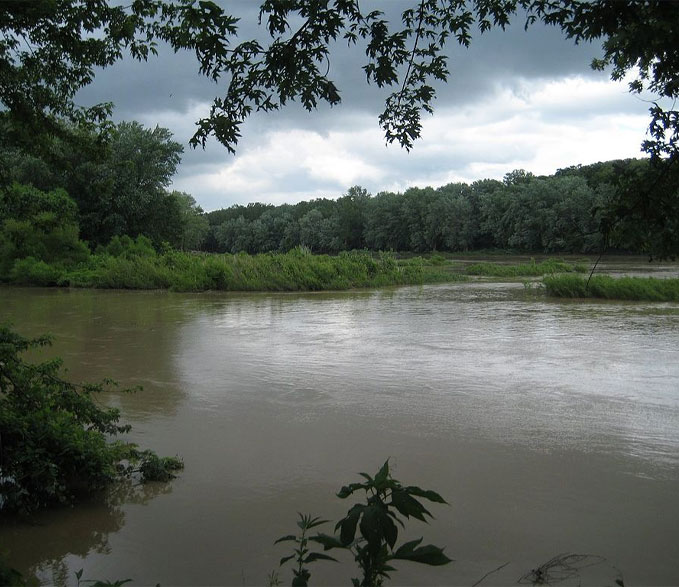 Maumee River. Thanks to John A. Good, Public domain, via Wikimedia Commons